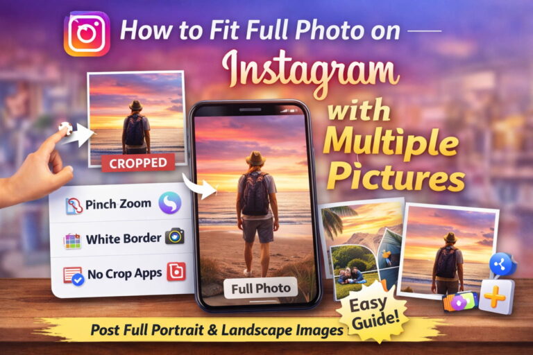 How to Fit Full Photo on Instagram