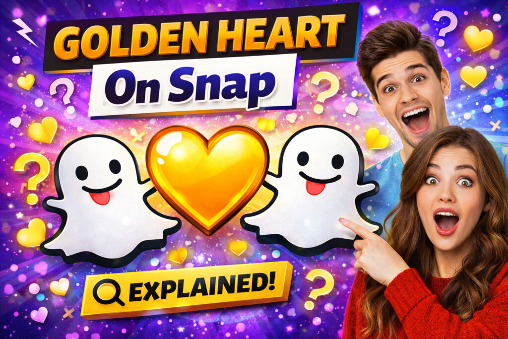 Golden Heart On Snap