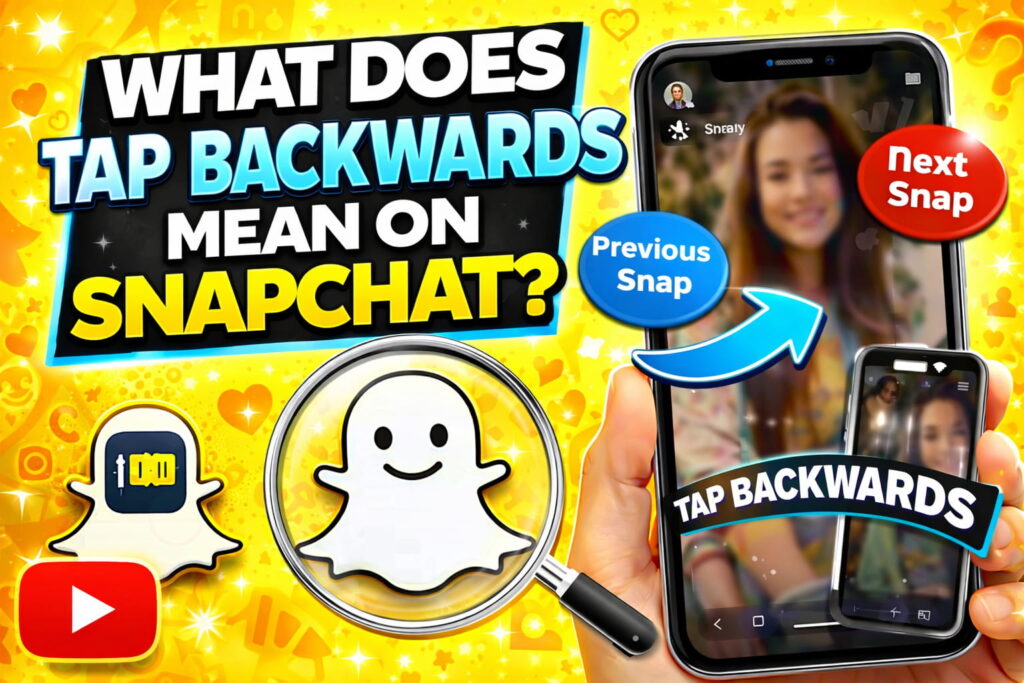 What Does Tap Backwards Mean On Snapchat​