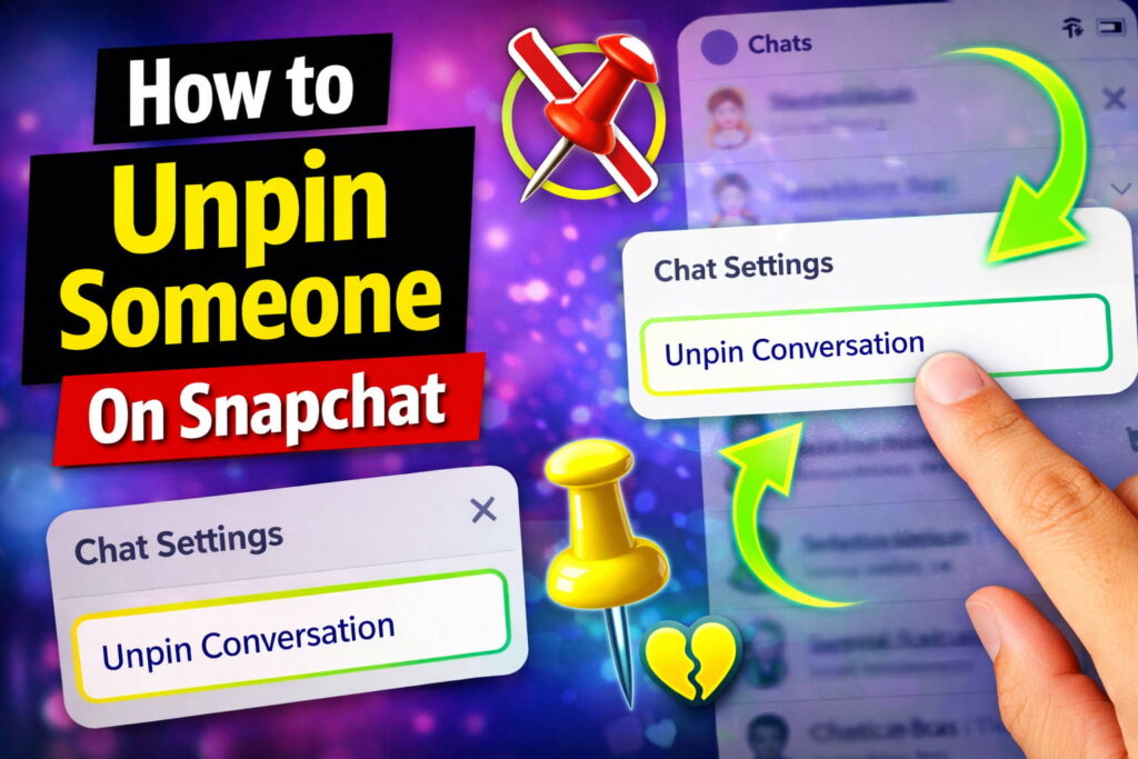 How to Unpin Someone On Snapchat
