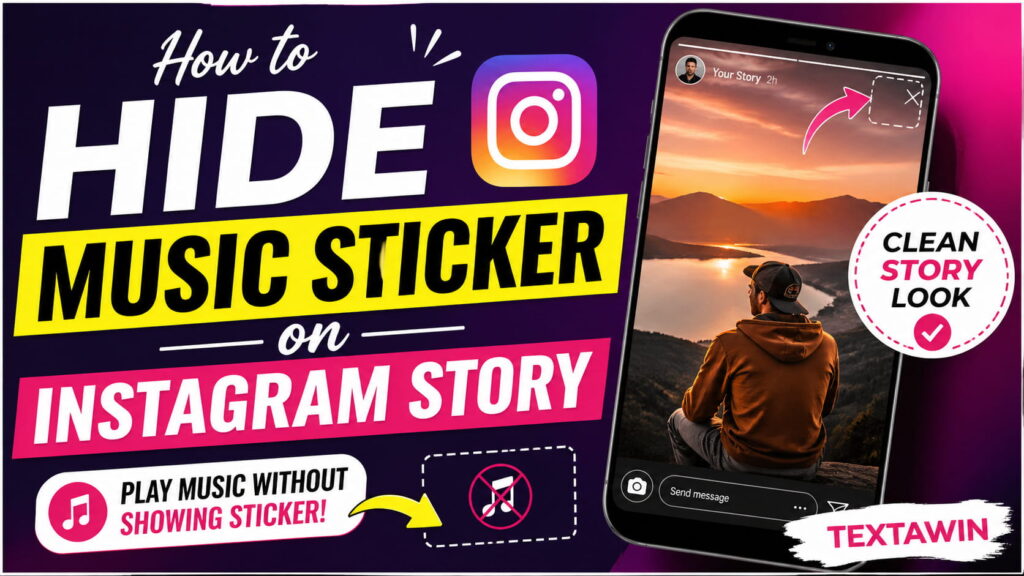 How to Hide Music Sticker on Instagram Story​