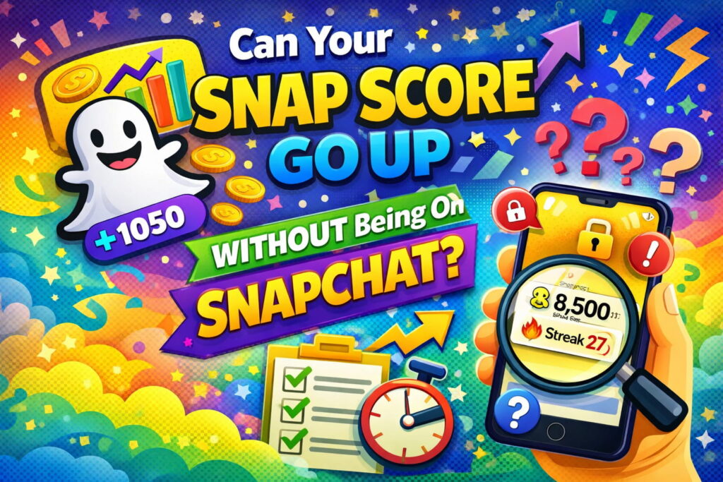 Can Your Snap Score Go Up Without Being On Snapchat